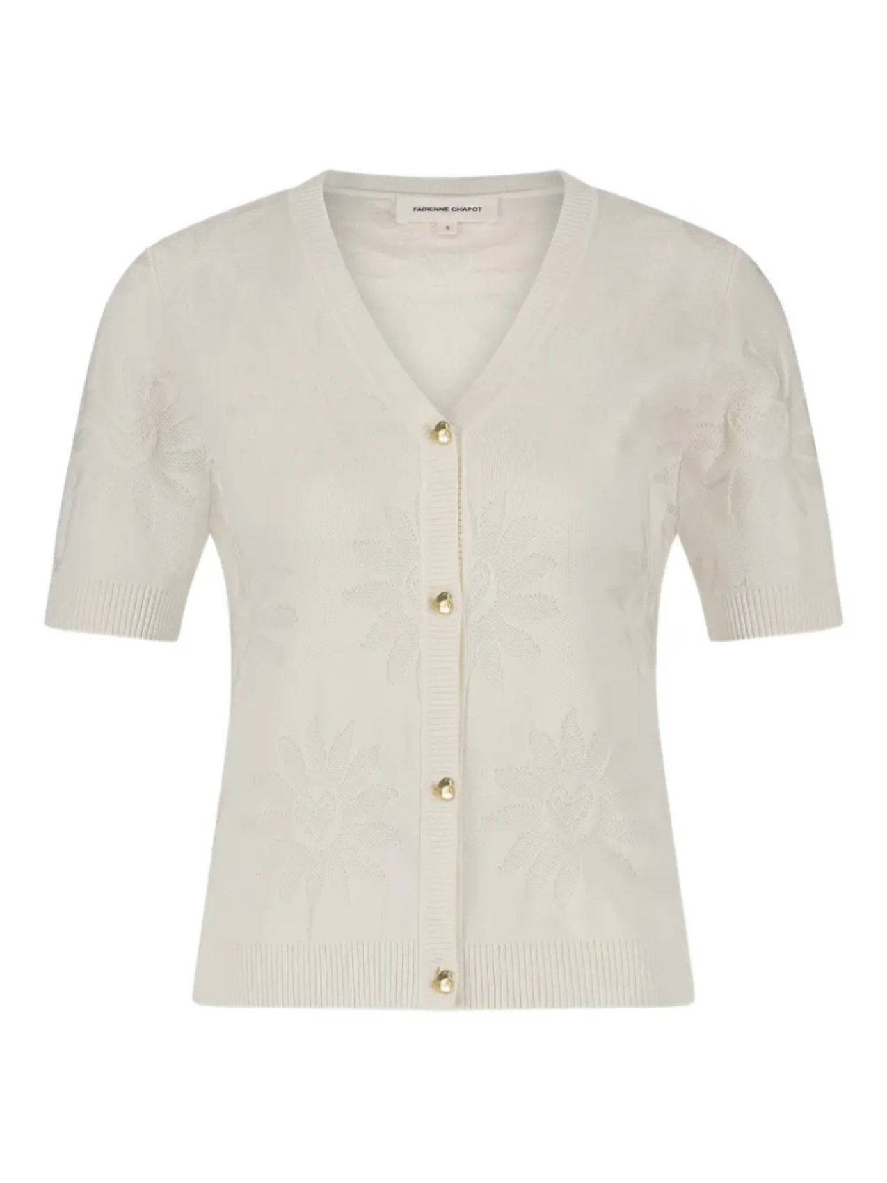 

Жаккардовый кардиган Fabienne Chapot, нейтральный