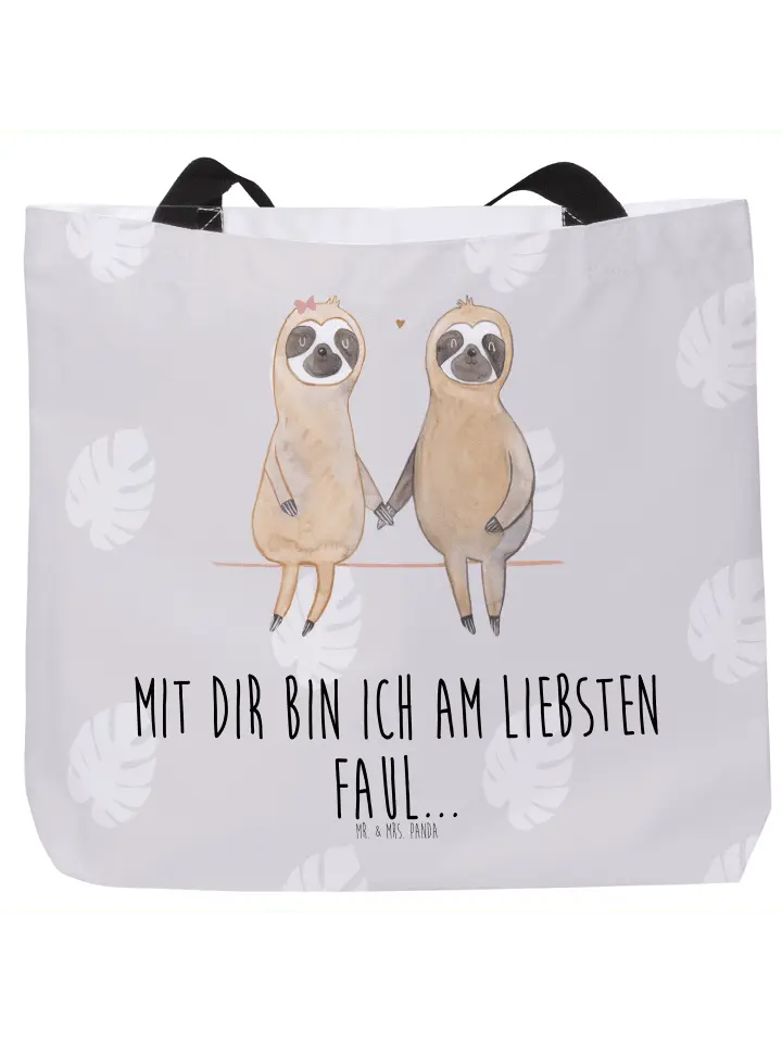 

Шоппер Mr. & Mrs. Panda, серый пастельный