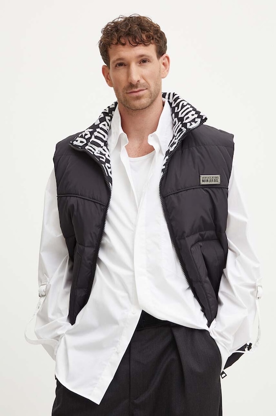 

Пуховик безрукавный двусторонний Versace Jeans Couture, черный