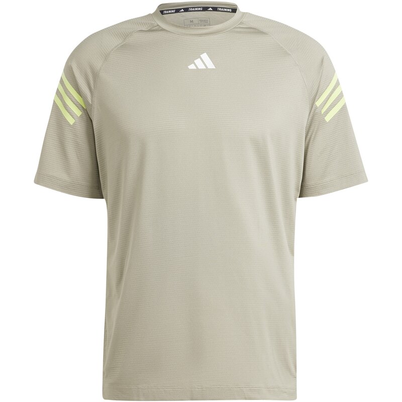 

Футболка с тремя полосками и значками для тренировок Adidas, мультиколор