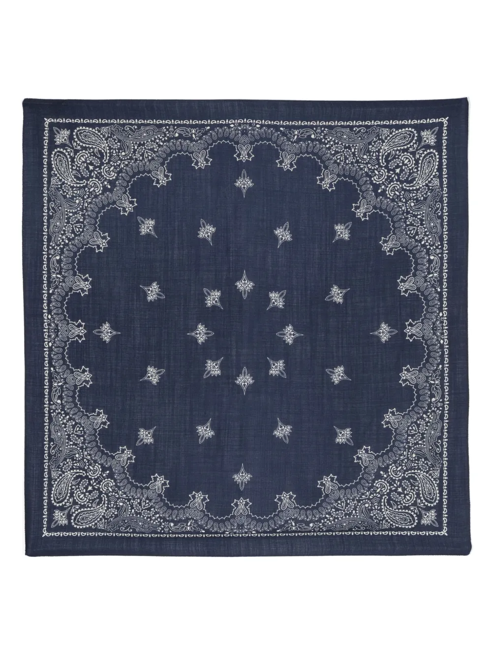 

Шерстяной шарф с принтом Destin, синий