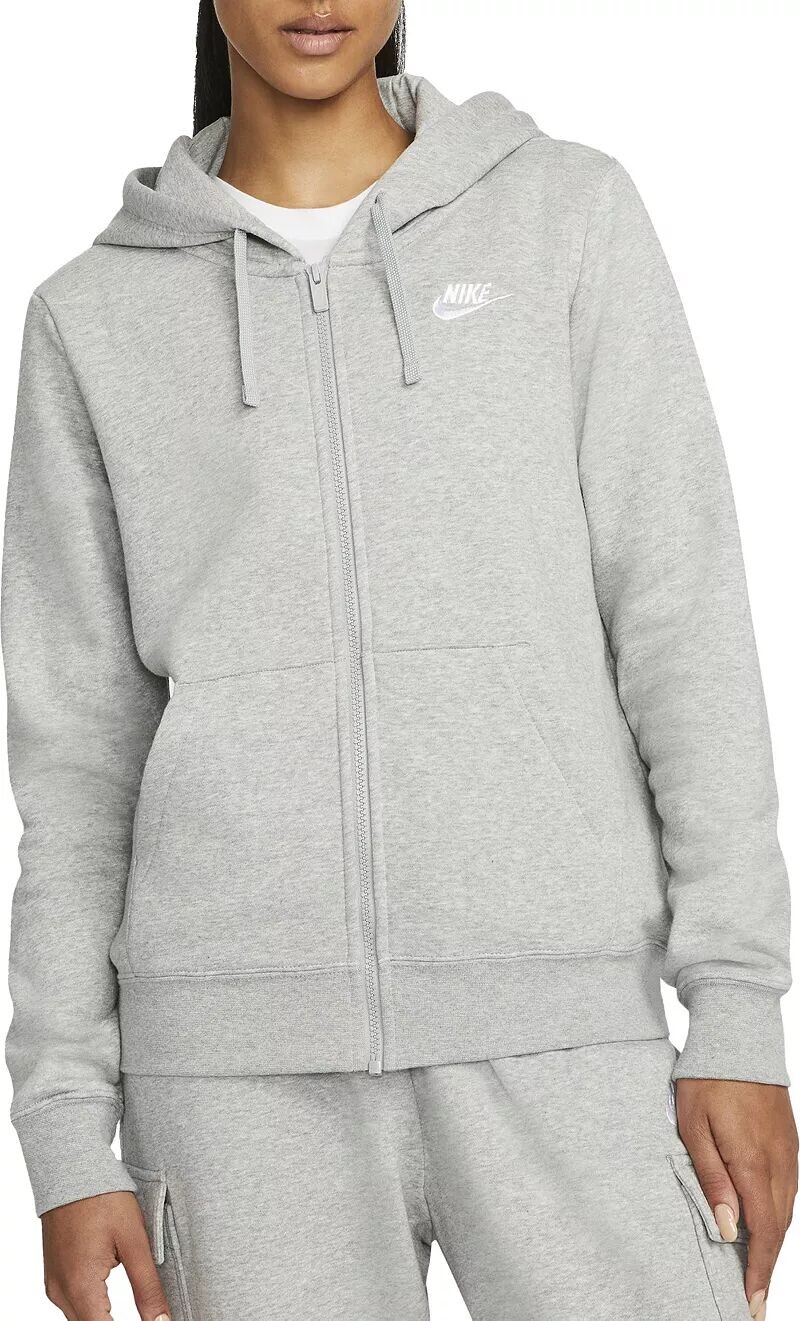 

Женская флисовая худи с молнией во всю длину Nike Sportswear Club