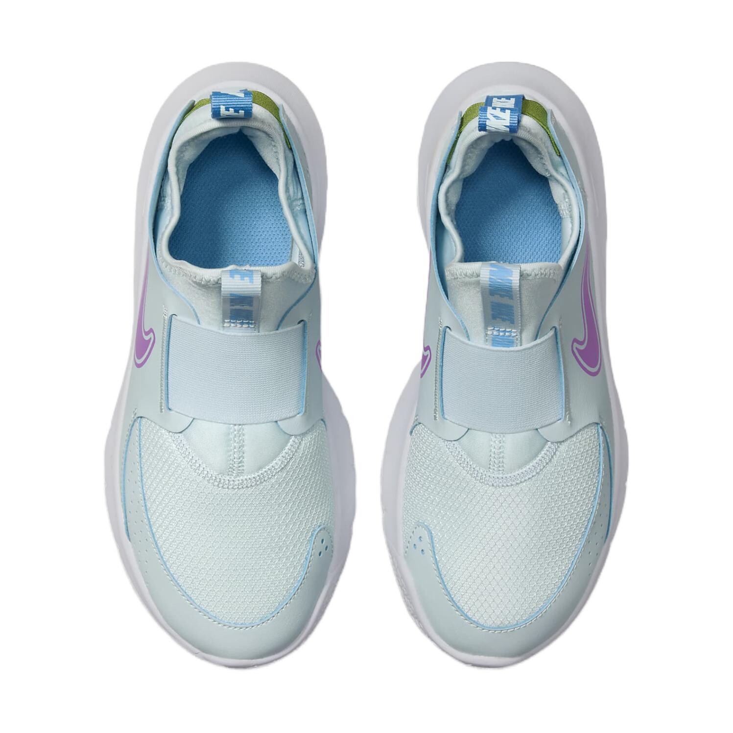 Кроссовки Flex Runner 3 Kids GS Low-top Glacier Blue University Blue Chlorophyll Super Violet Nike, цвет Glacier Blue University Blue Chlorophyll Super Violet — фото 3