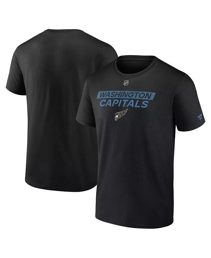 

Мужская черная альтернативная футболка Washington Capitals Fanatics
