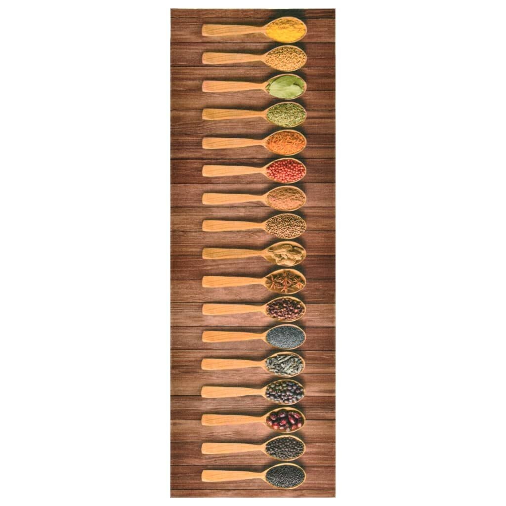 

VidaXL Кухонный напольный коврик, моющаяся ложка, 60x180 см