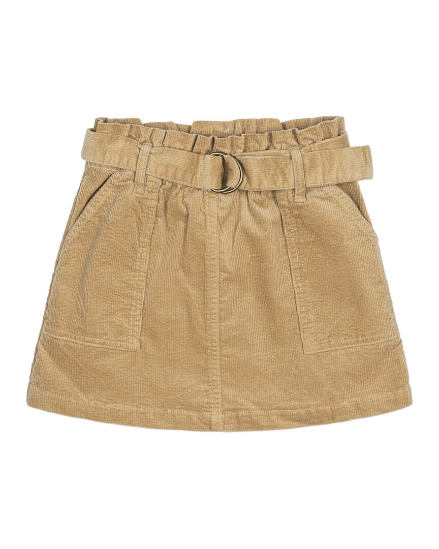 

Хоуп & Хенри Юбка с кулиской и поясом из корда HOPE & HENRY, коричневый