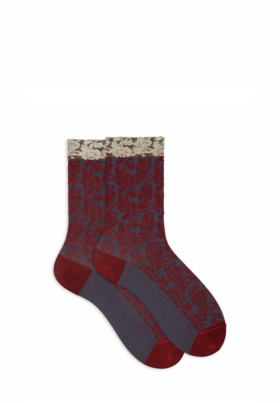 

Носки Gallo CORTE FANTASIA BROCCATO FLOREALE, Dark Red