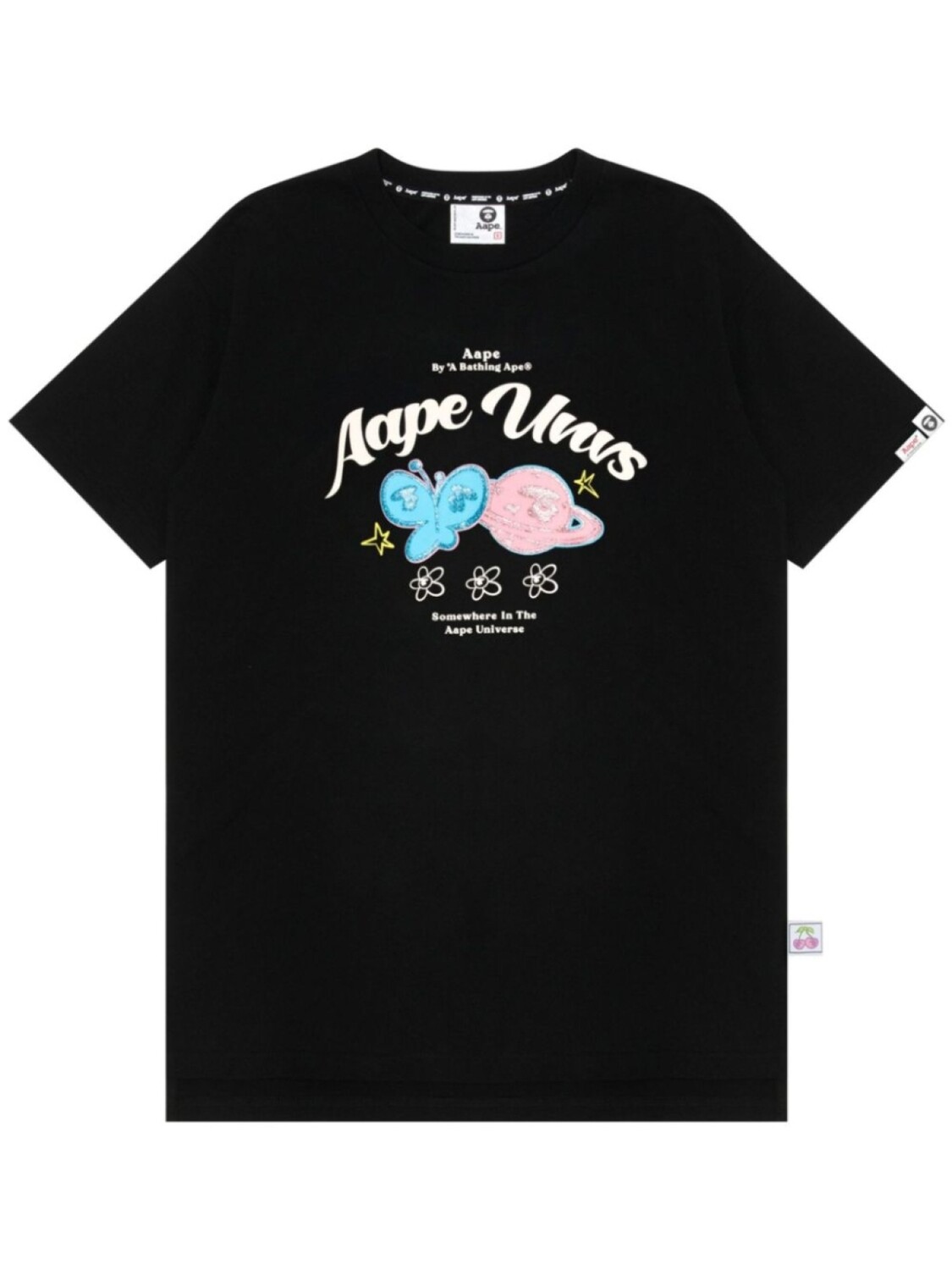 

AAPE BY *A BATHING APE футболка с логотипом, черный