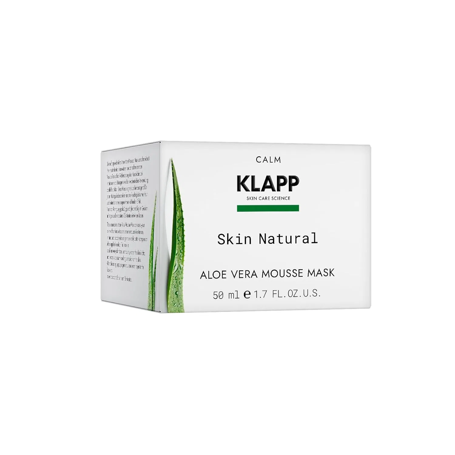 Маска-мусс с алоэ вера «Skin Natural Aloe Vera Mousse Mask» 50 мл от KLAPP Klapp — фото 2