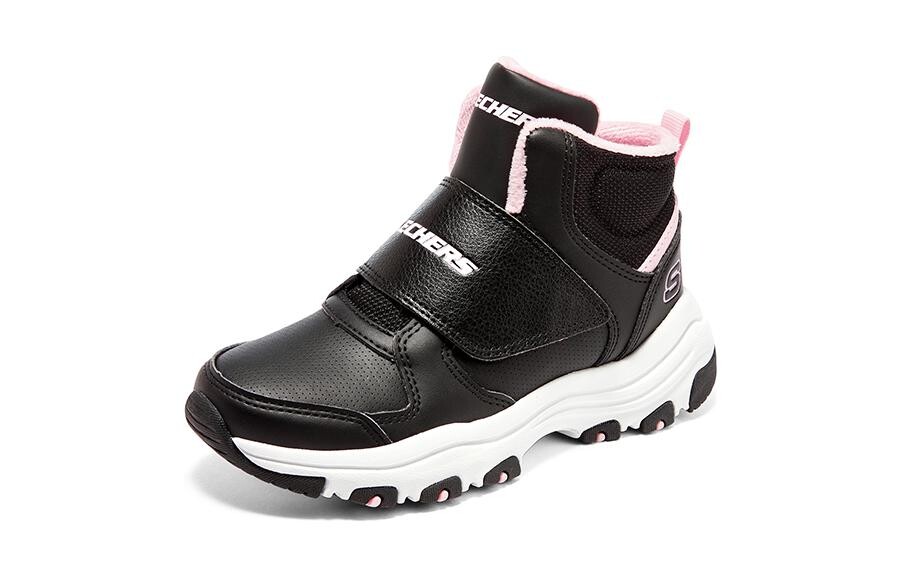 Кроссовки Skechers I-Conik Kids Lifestyle Shoes GS High-top Black/powder — фото 3