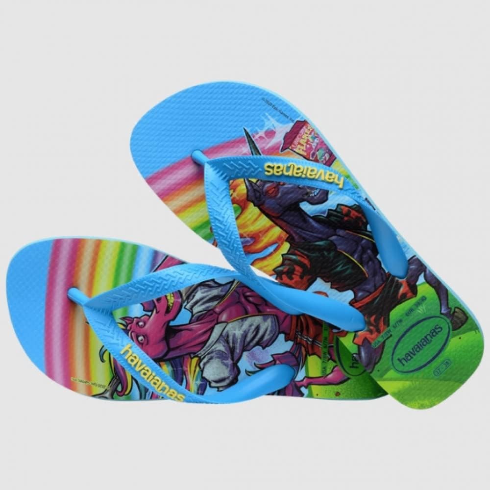 Мужские шлепанцы Havaianas с ремешком между пальцев, синий — фото 4