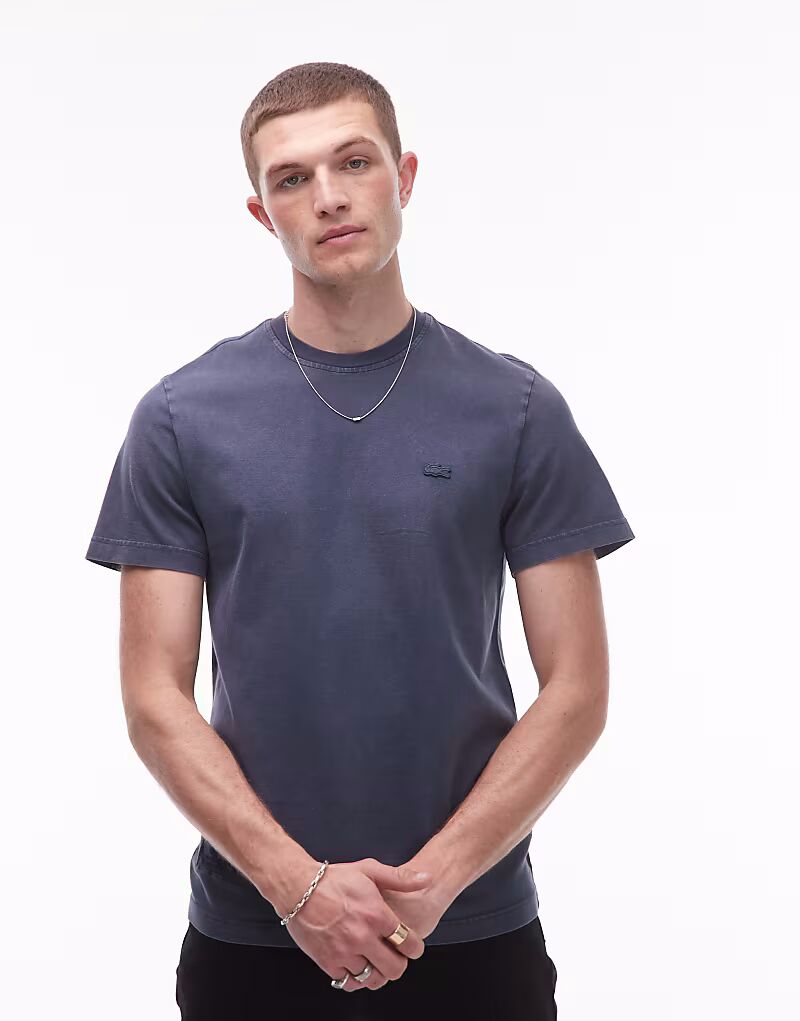 

Футболка Lacoste синего цвета