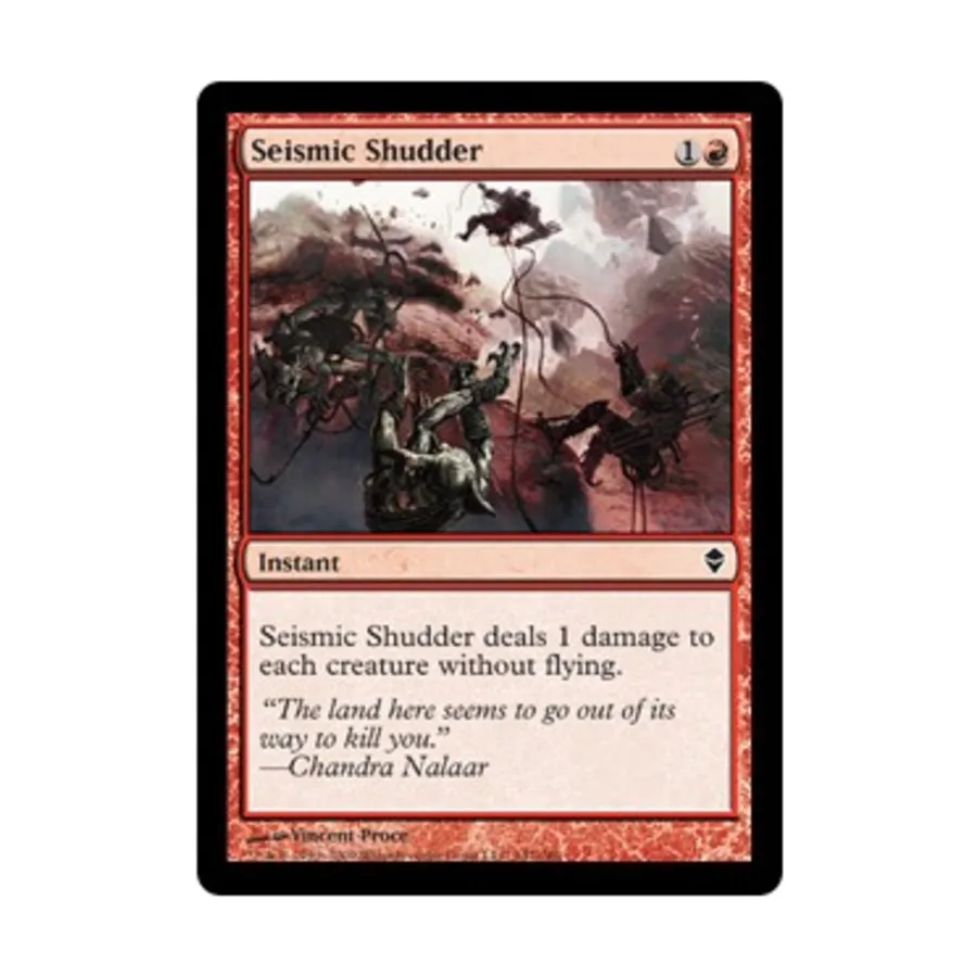 

CCG Сейсмическое содрогание (C) (фольга), MTG - Zendikar