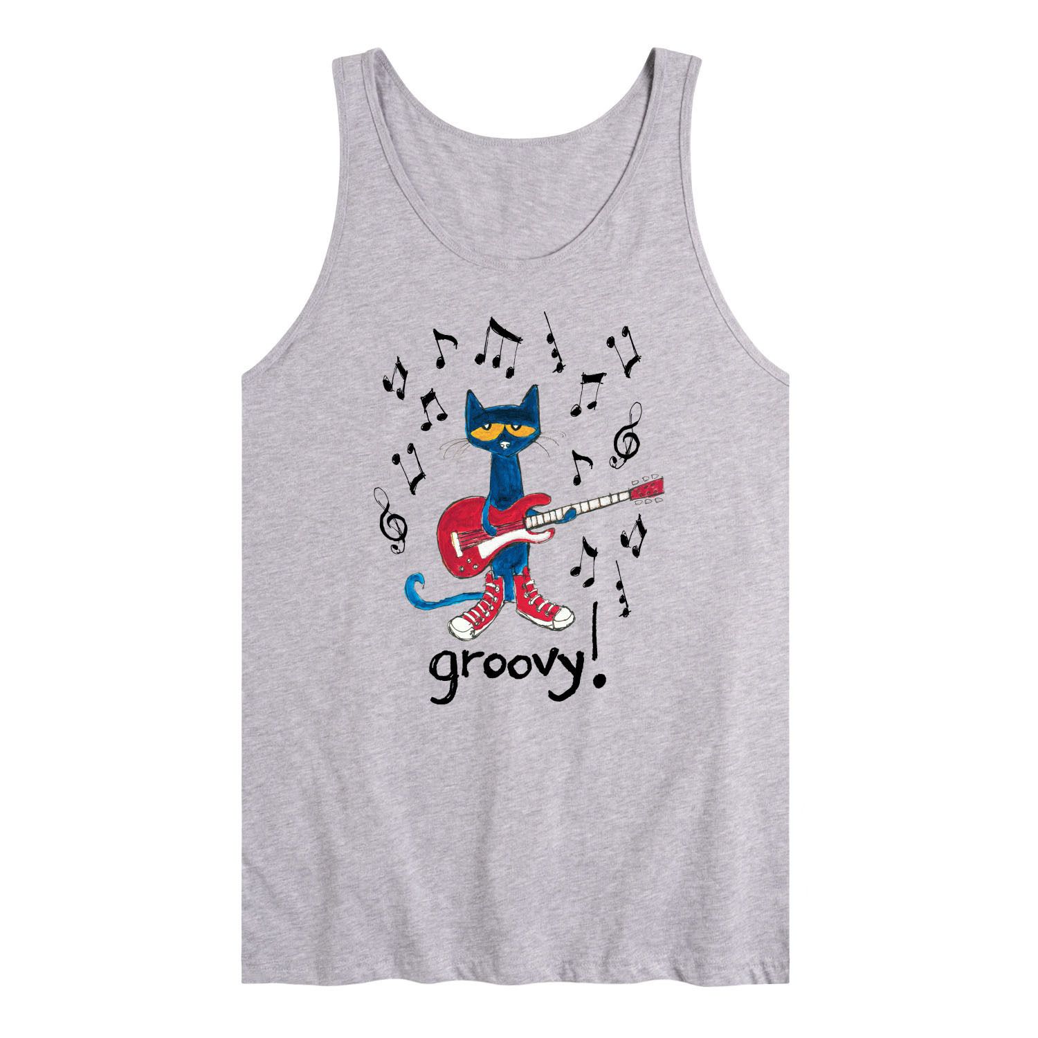 

Мужская майка с изображением гитары Pete The Cat Groovy Licensed Character