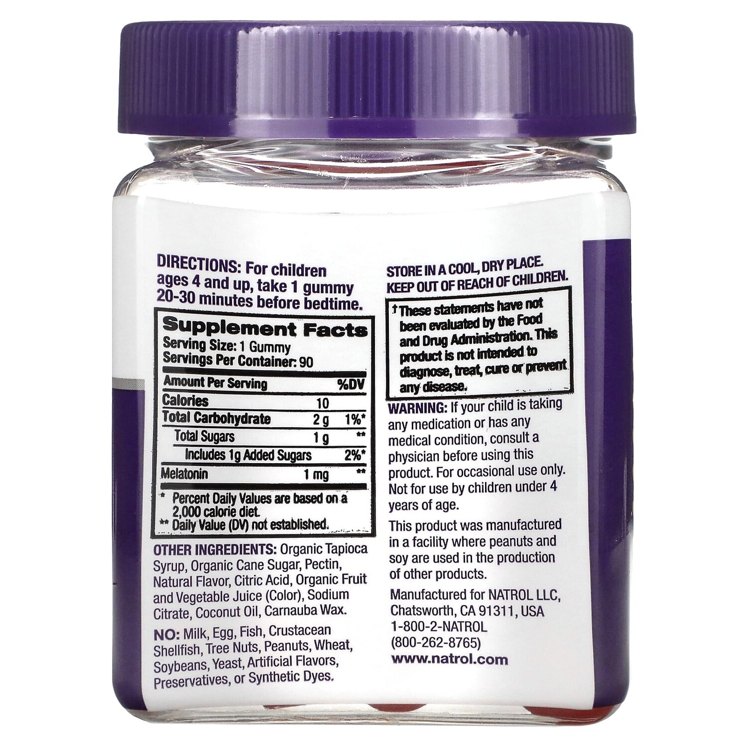 

Natrol Kids - Мелатониновые мармеладки Ягода 90 мармеладок