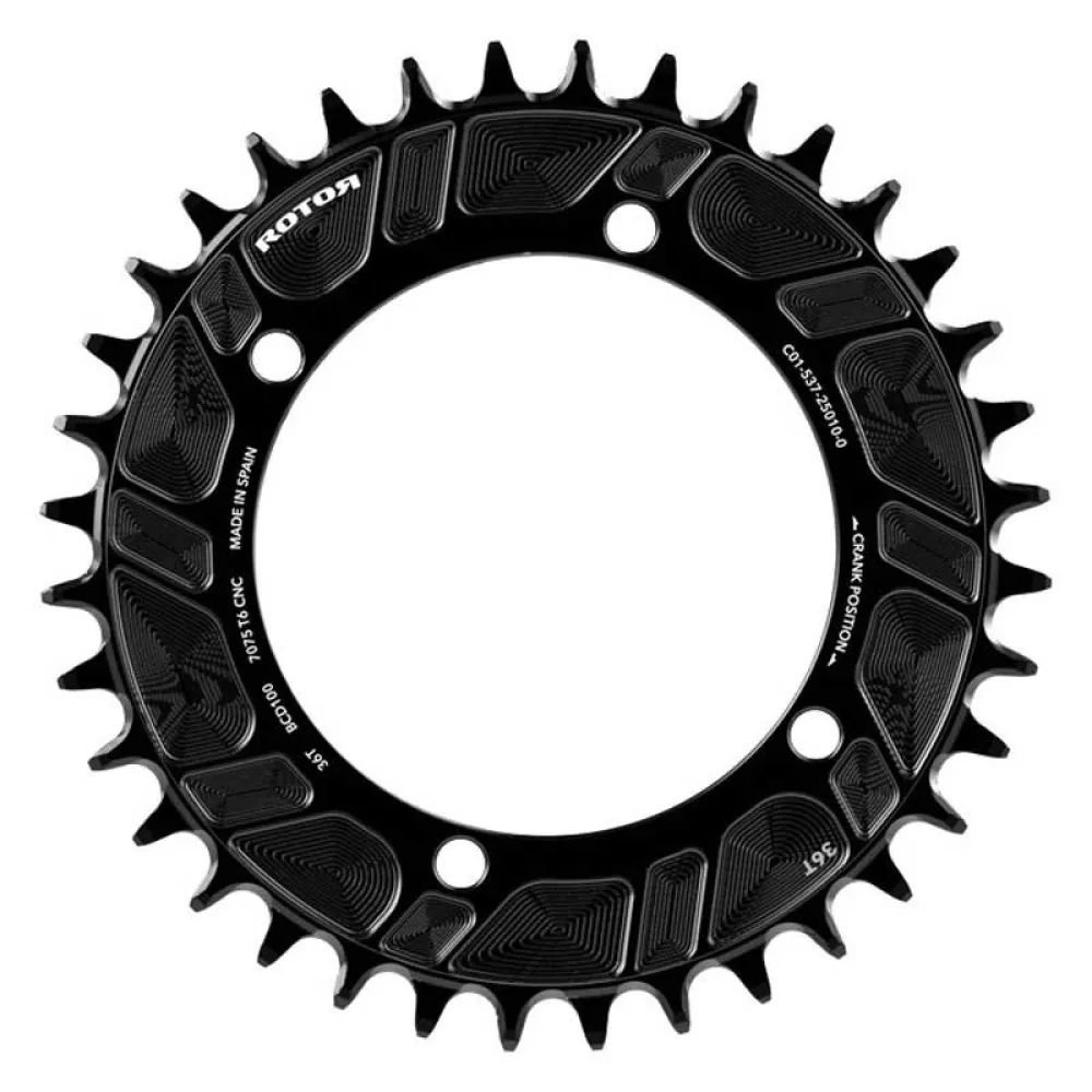 

Звездочка Rotor 4B 100 BCD UT 11-12s, серебряный
