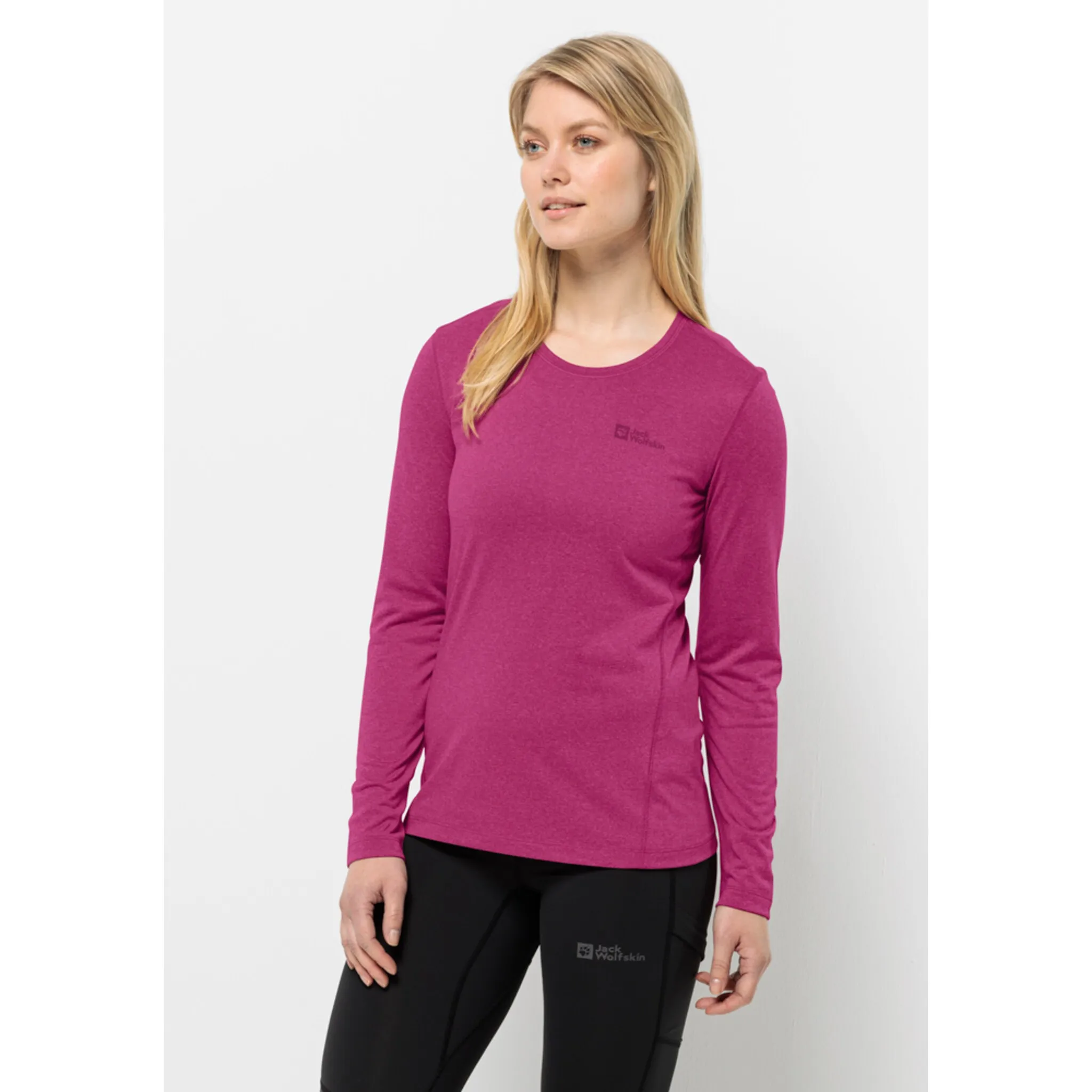 

Свитер с круглым вырезом Jack Wolfskin "SKY THERMAL L/S W", цвет New-Magenta