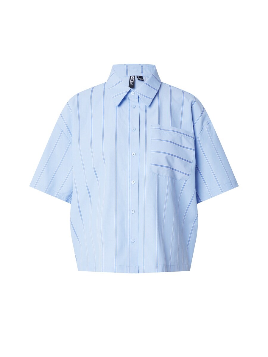

Блузка с коротким рукавом PIECES Blouse PCJENNA, синий/светло-синий