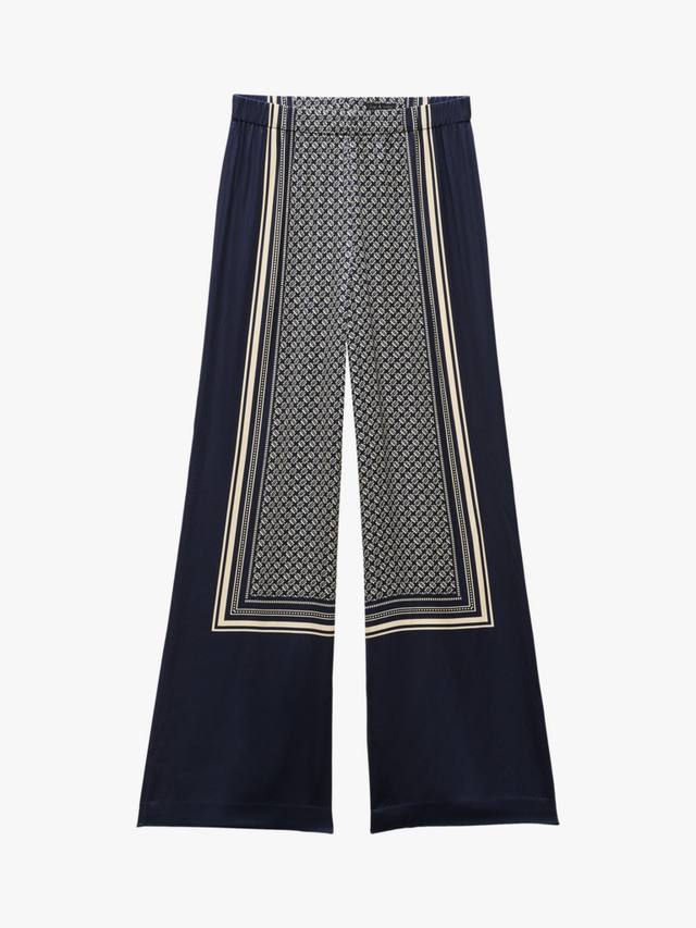 

Брюки с оливковым принтом rag & bone, синий/разноцветный