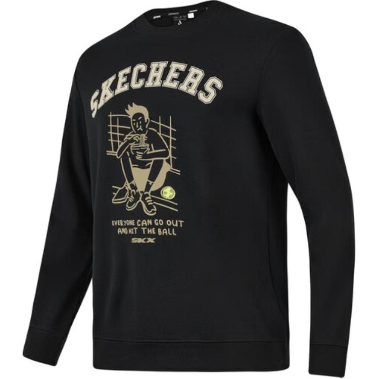 

Skechers Толстовка унисекс черная
