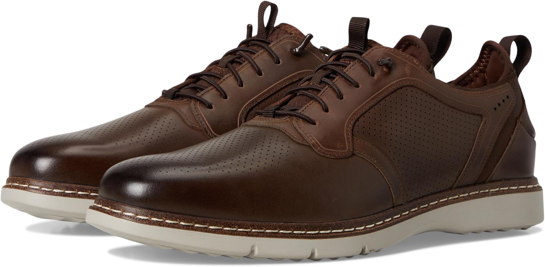 

Оксфорды Stacy Adams Men's Sync Lace-Up, Brown Crazyhorse