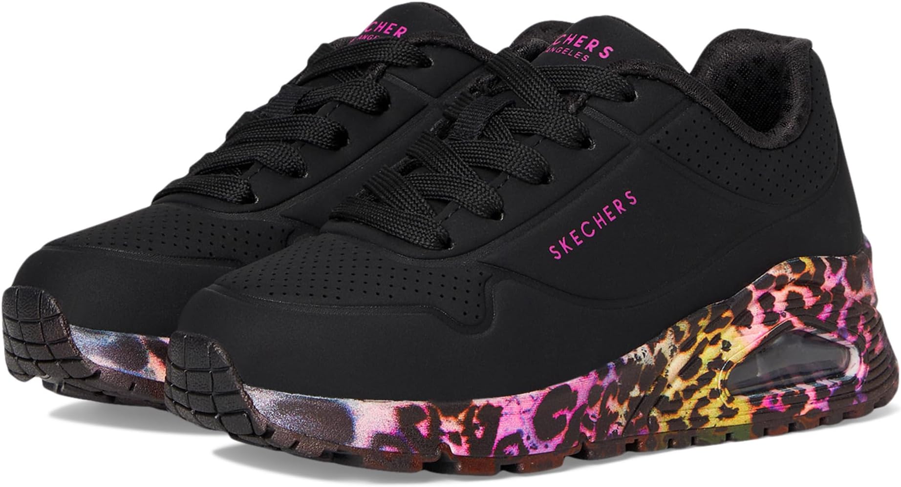 

Кроссовки SKECHERS KIDS Uno Gen1 - Viva Leopard 310308L, цвет Black/Multi