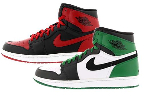 

Кроссовки Jordan Air Jordan 1 Vintage Basketball, белый/черный/красный, зеленый