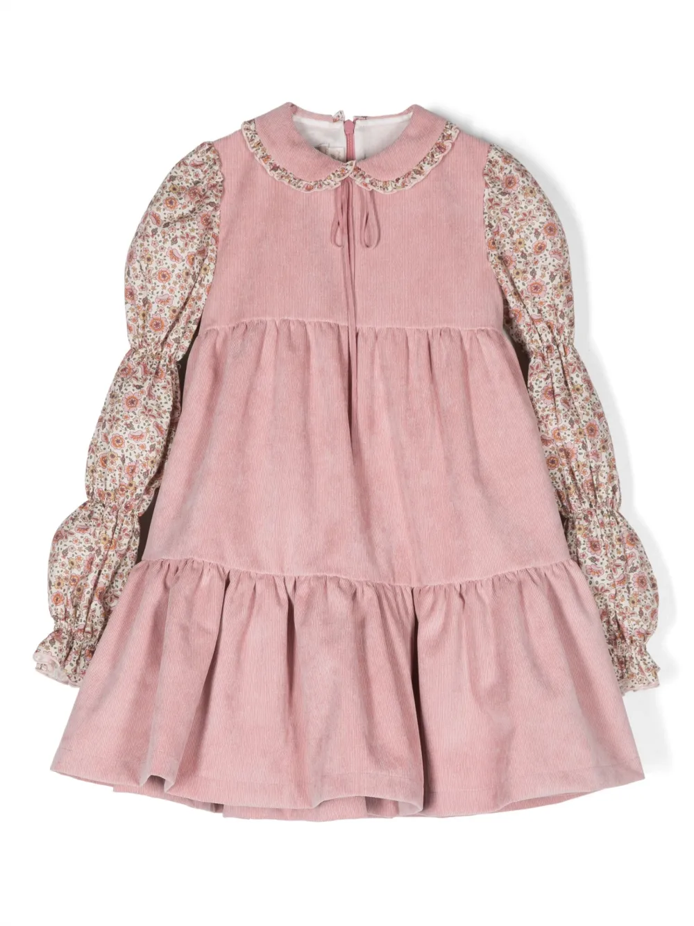 

Расклешенное платье с цветочным принтом La Stupenderia, розовый