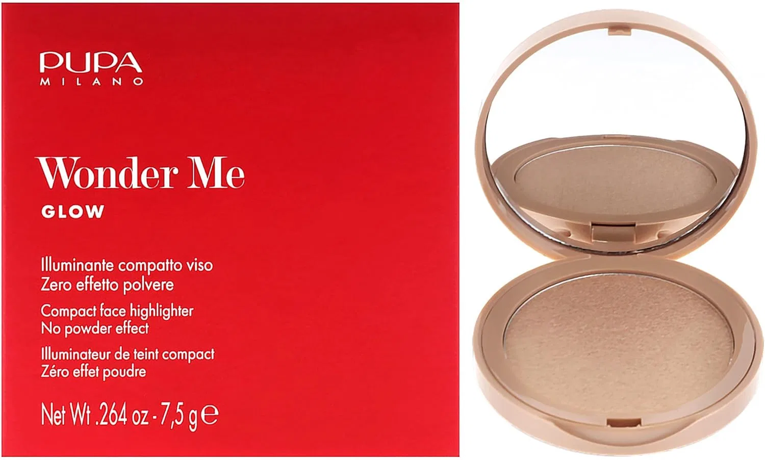Хайлайтер Pupa Milano Wonder Me Glow 102 Solid Gold 0.5 г