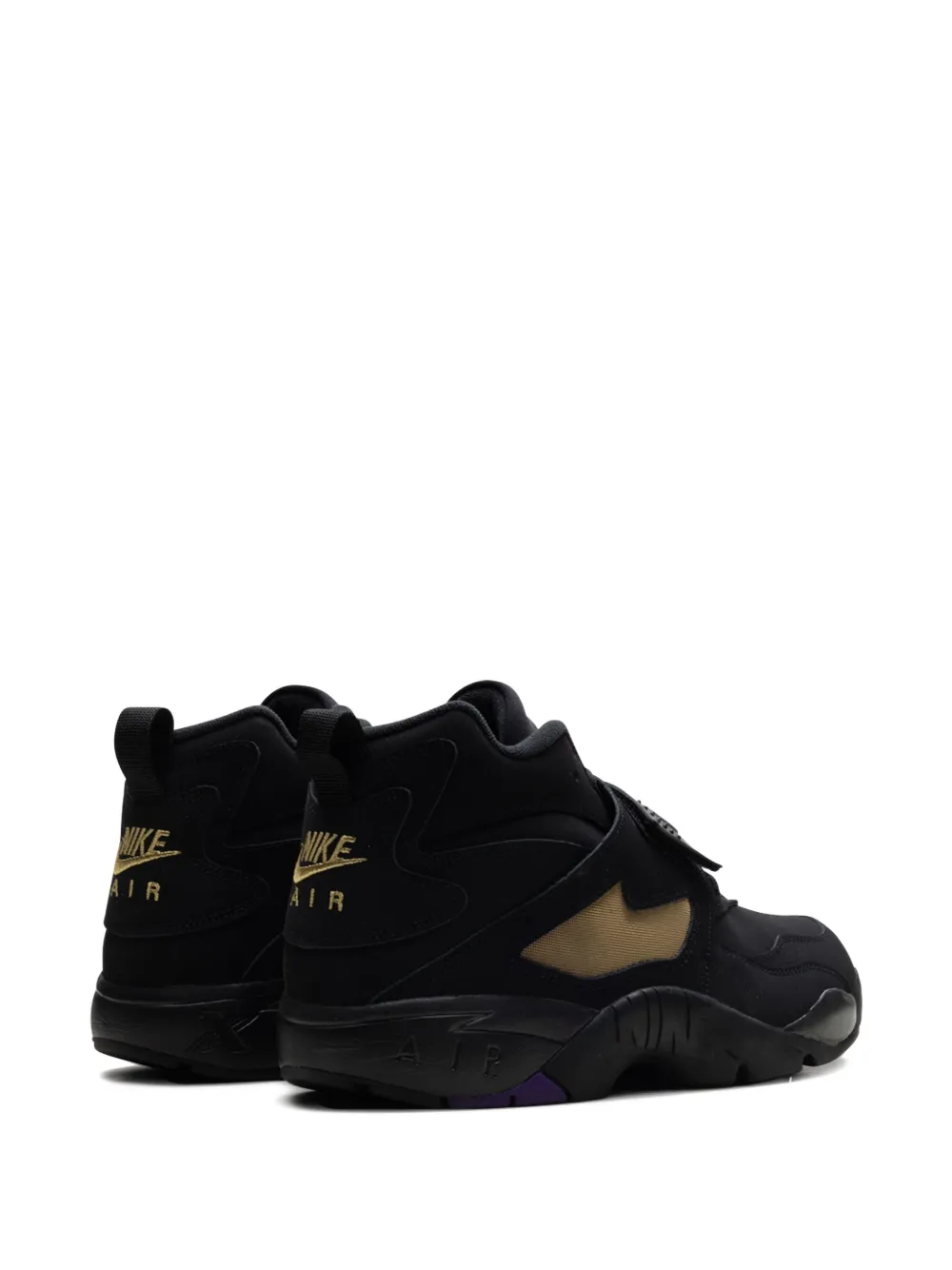 Кроссовки Air Diamond Turf Ravens - Club Purple/Metallic Gold Nike, черный — фото 3