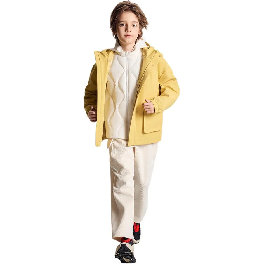 Детская толстовка с капюшоном DESCENTE, YE-MISTED YELLOW