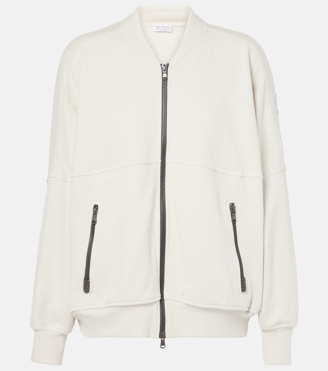 

Хлопковая куртка Brunello Cucinelli, Warm White