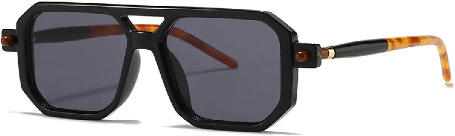 

Панк-солнцезащитные очки для мужчин, модные очки в крупной оправе, женские солнцезащитные очки в стиле ретро-винтаж, очки с защитой от УФ-излучения UV400 HHZZYVY, Black-black