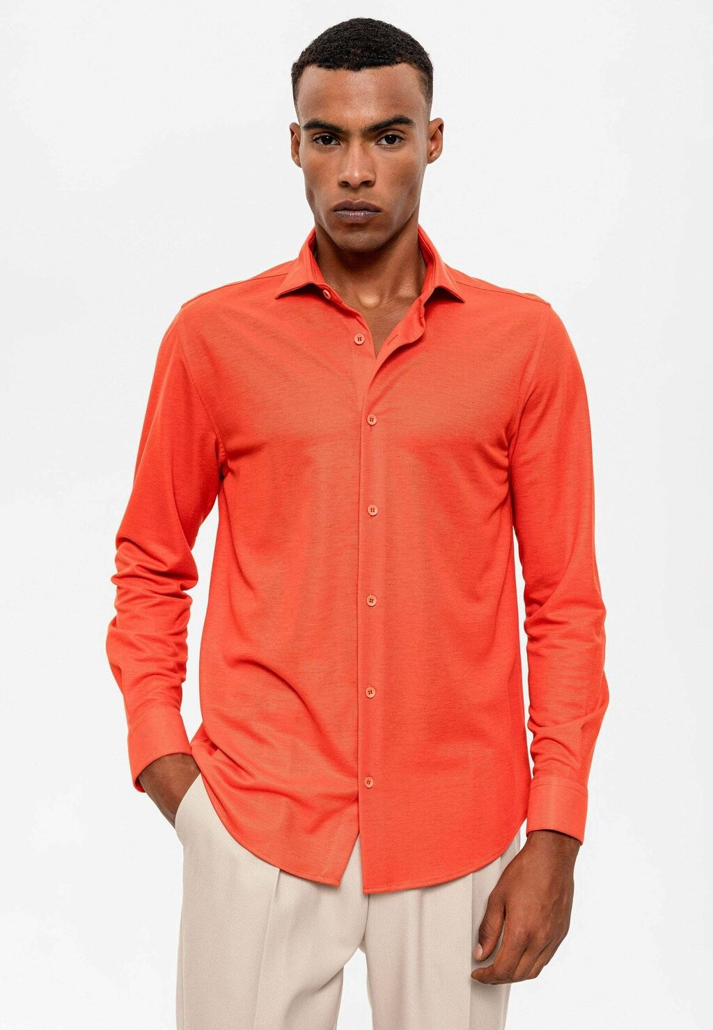 

Рубашка KENT COLLAR CASUAL Antioch, цвет coral