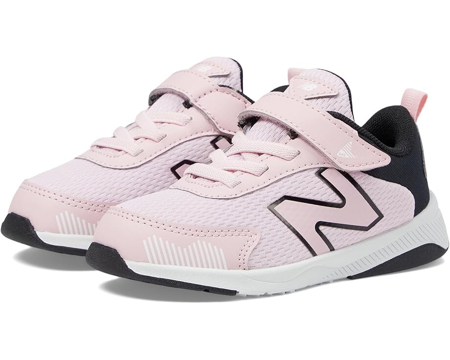 

Кроссовки New Balance Kids Dynasoft 545 Bungee Lace with Top Strap, цвет Mid Century Pink/Black