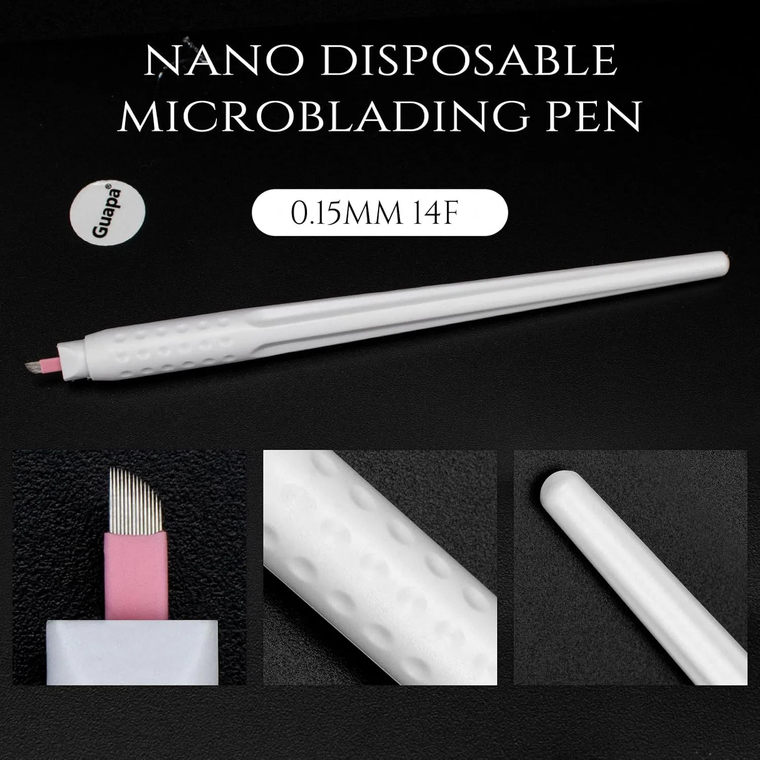 Набор одноразовых ручек для микроблейдинга (10 шт.) Rasmet, 10 Pieces 0.15 Mm 14 Pins — фото 4