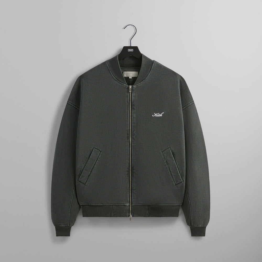 

Куртка Kith Fleece Avery Bomber Jacket, черный