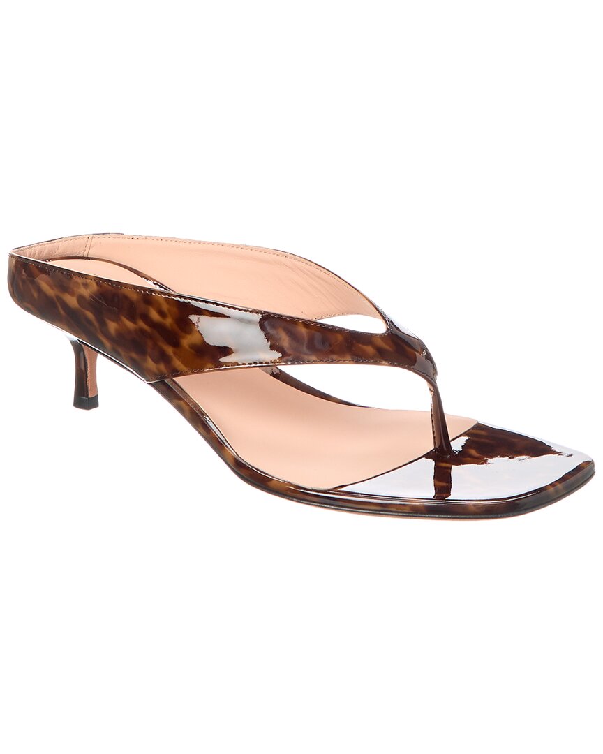 Bally Nyna 45 Leather Sandal, коричневый