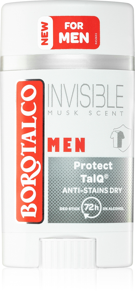 

Невидимый шариковый дезодорант для мужчин, не оставляющий белых и желтых пятен Borotalco, kvepalai musk scent 40 мл