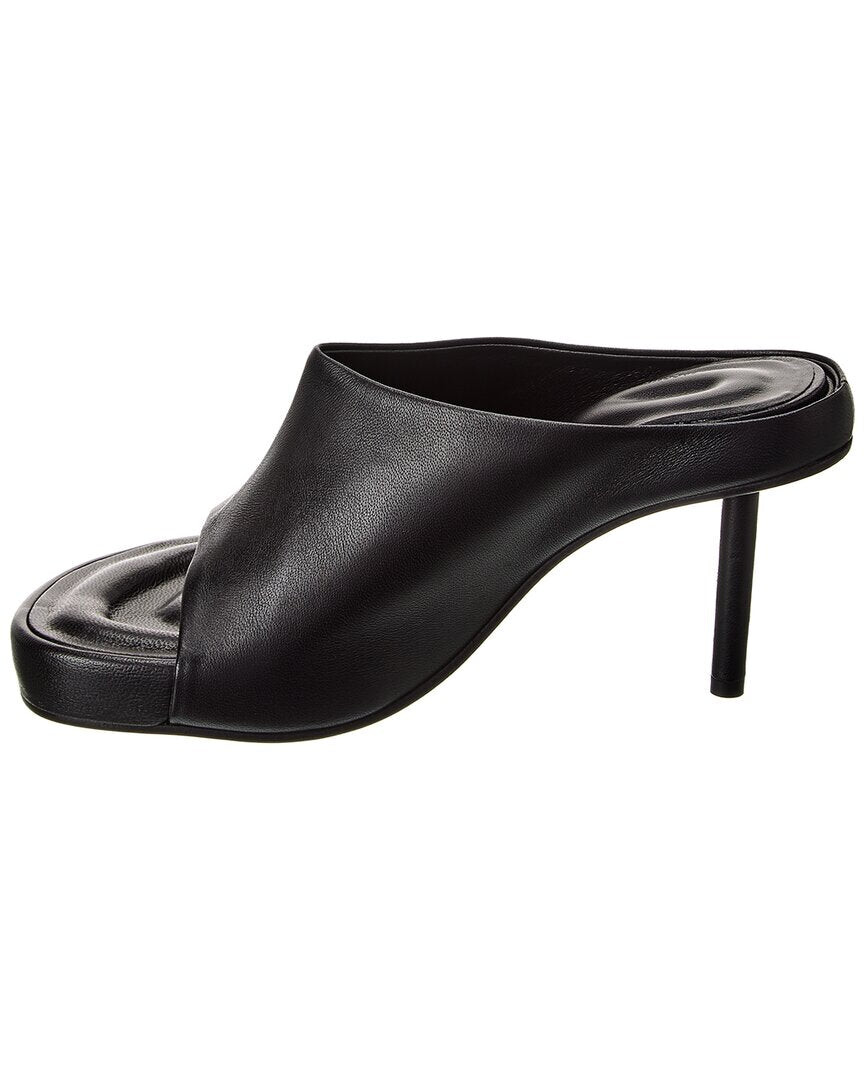 Кожаные сандалии Jacquemus Les Mules Nuvola, черный