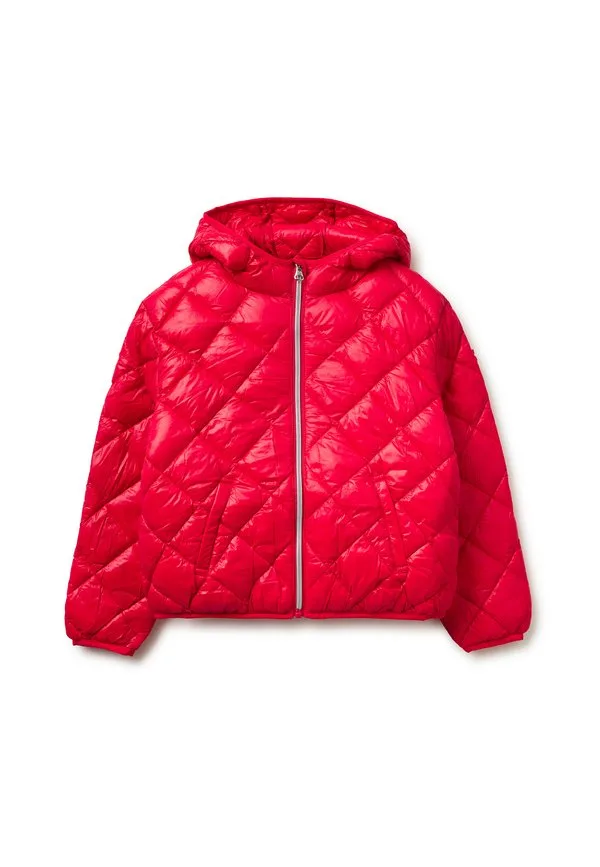 Зимняя куртка с ромбовидной стежкой и утеплителем United Colors Of Benetton, Red
