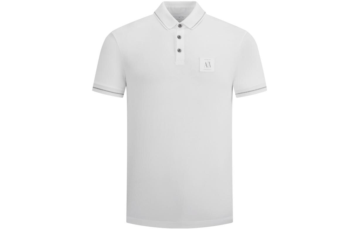 

Рубашка поло мужская белая Armani Exchange, белый