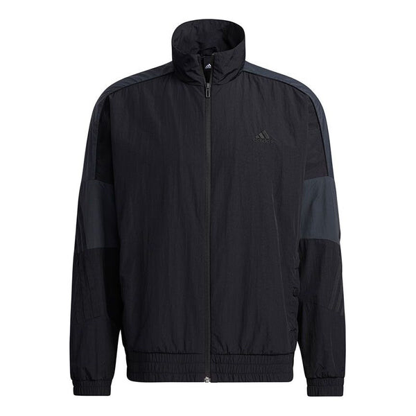 

Куртка adidas M Si Wov Jkt Logo Alphabet Stand Collar Jacket Black, черный