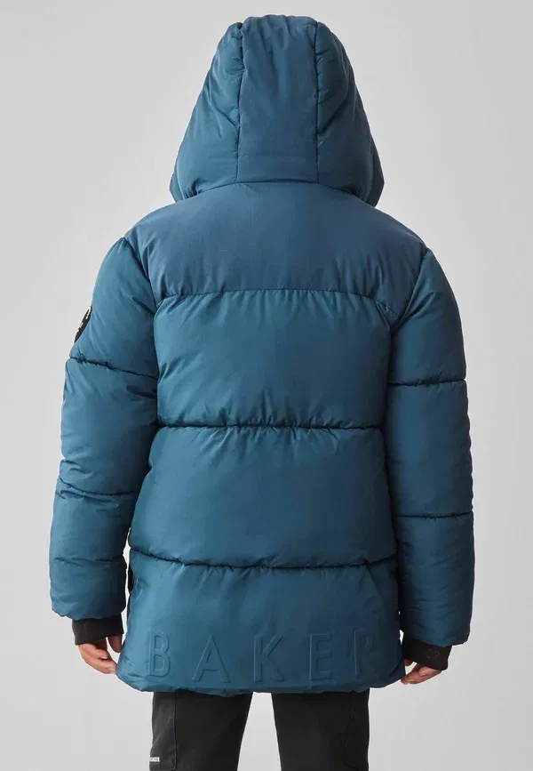 Пуховик зимний с водоотталкивающей пропиткой Regular fit Baker By Ted Baker, синий — фото 2