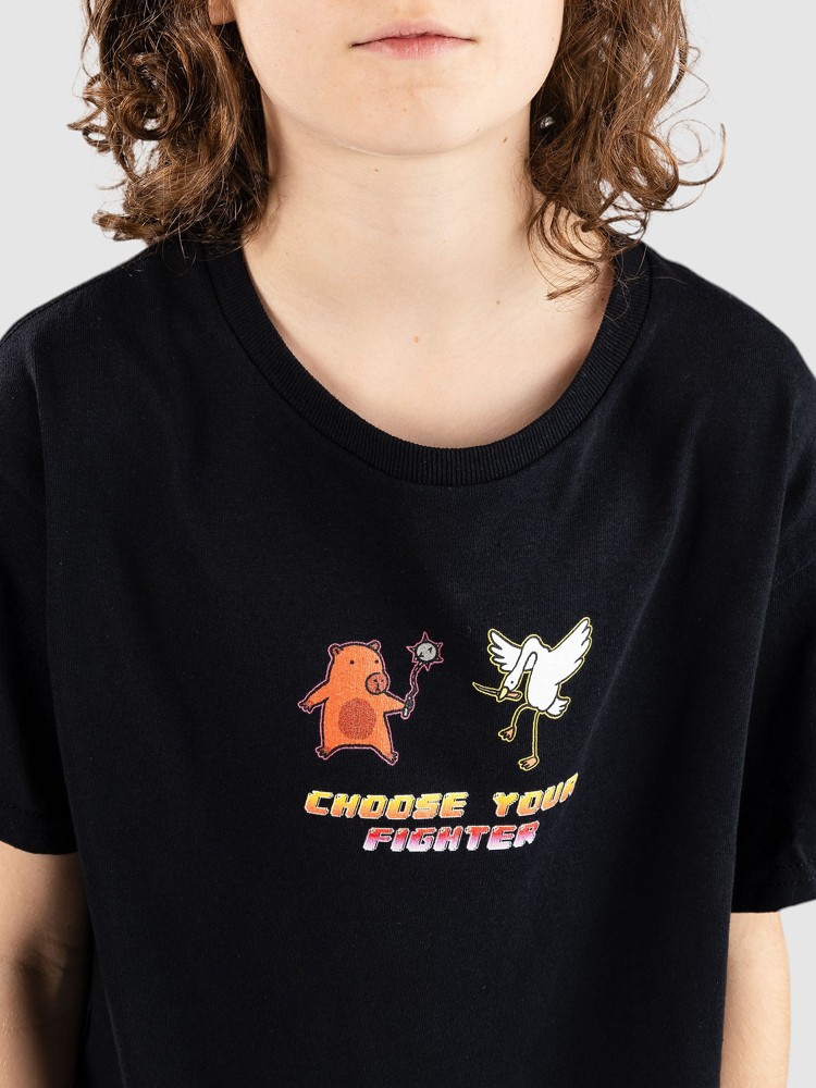 Футболка A.LAB Choose Your Fighter Kids T-Shirt, black — фото 4