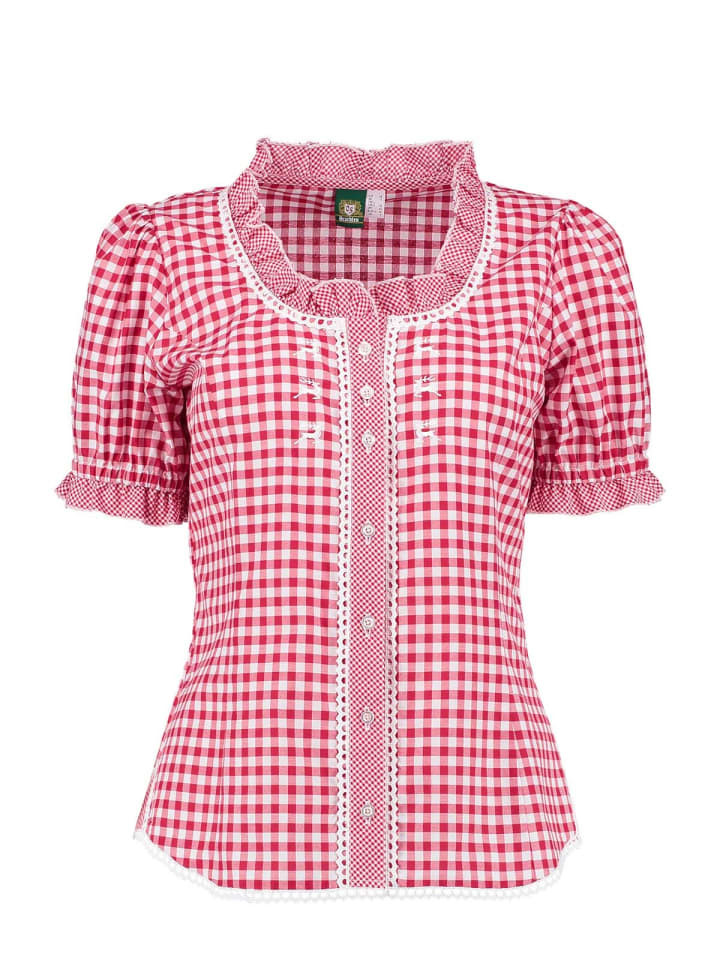 

Традиционная блузка 451021-2602 красного цвета OS-Trachten