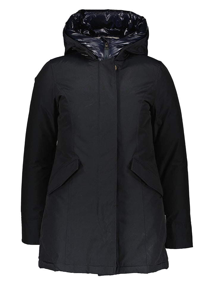 

Пуховик Woolrich, темно-синий