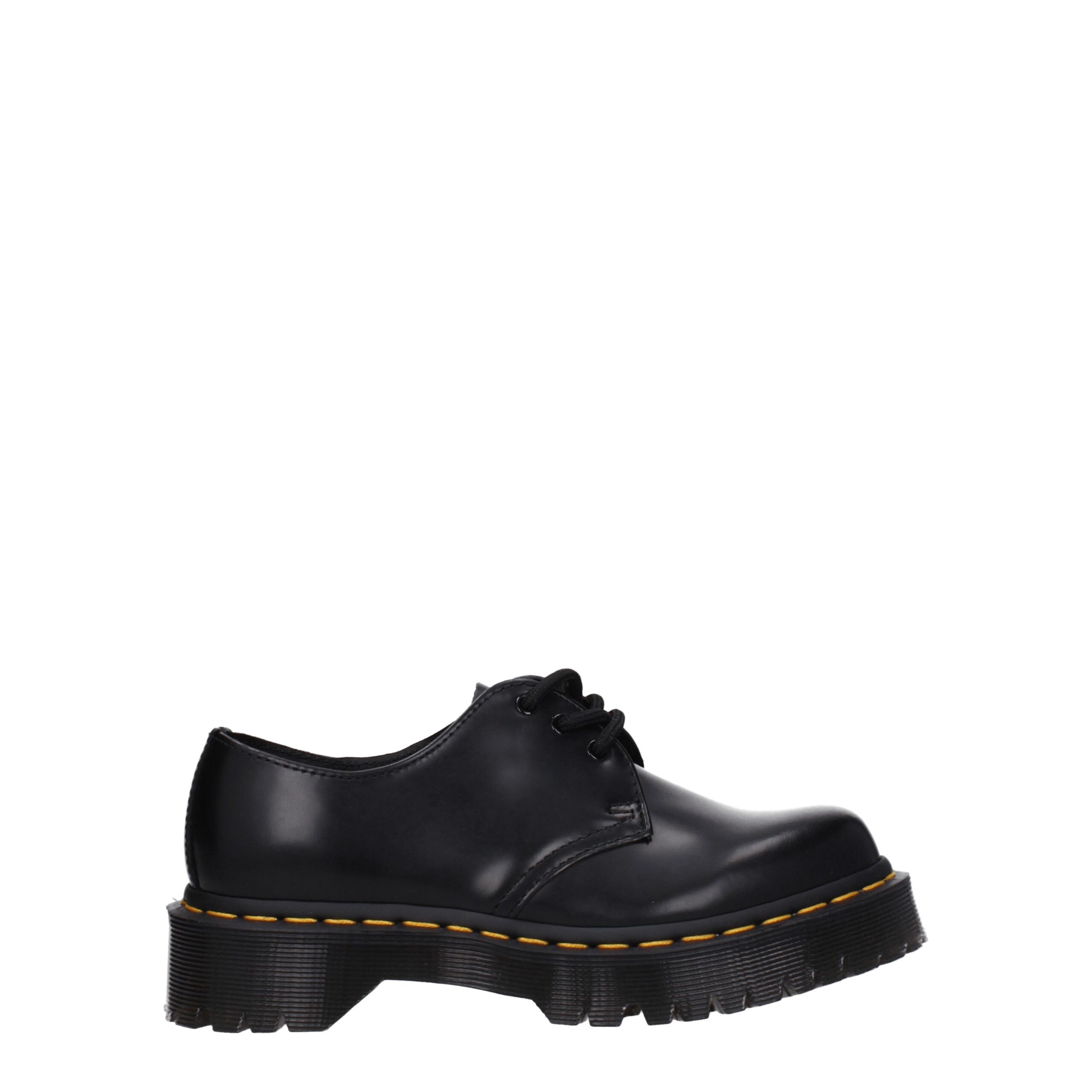 Черные кожаные оксфорды и дерби Dr. Martens, черный