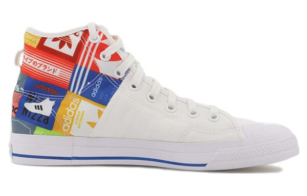Кроссовки nizza высокие rf Adidas, белый — фото 2