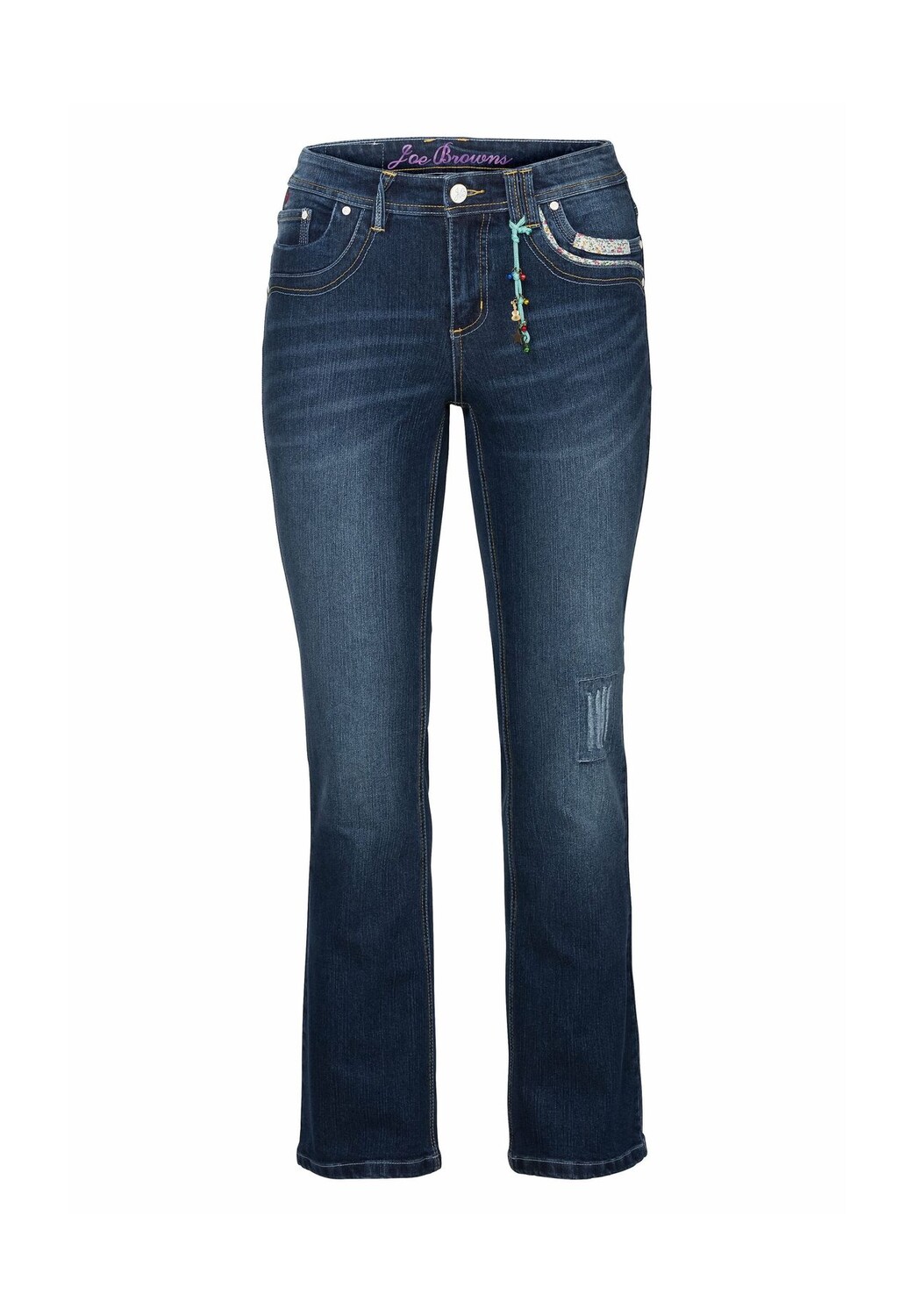 

Джинсы с пайетками на поясе Sheego by JoeBrowns, цвет Dark Blue Denim